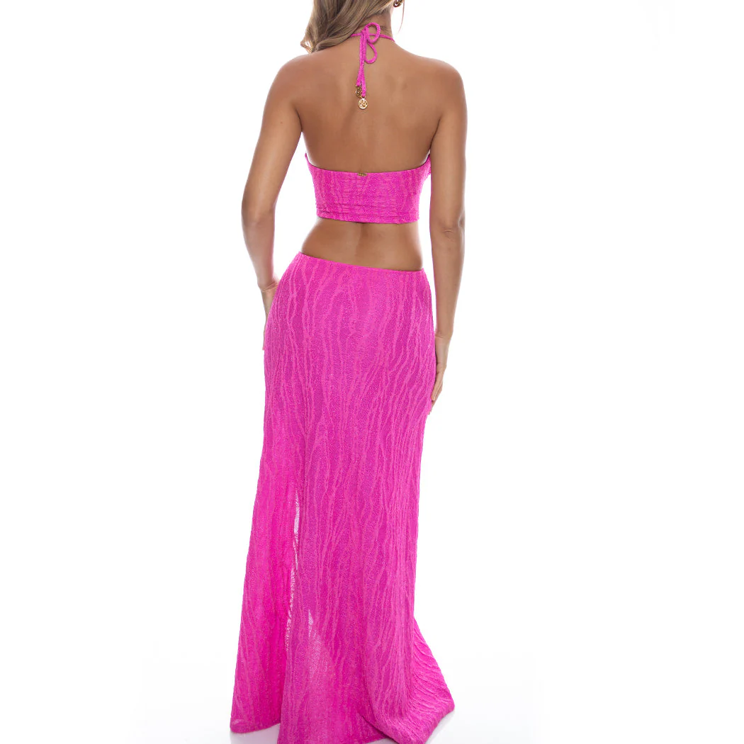WAVE CHASER - Double Loop Bandeau Long Dress - Image 2