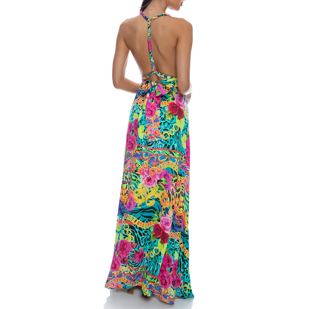 WILD BLOOMS - Convertible Maxi Dress - Image 2