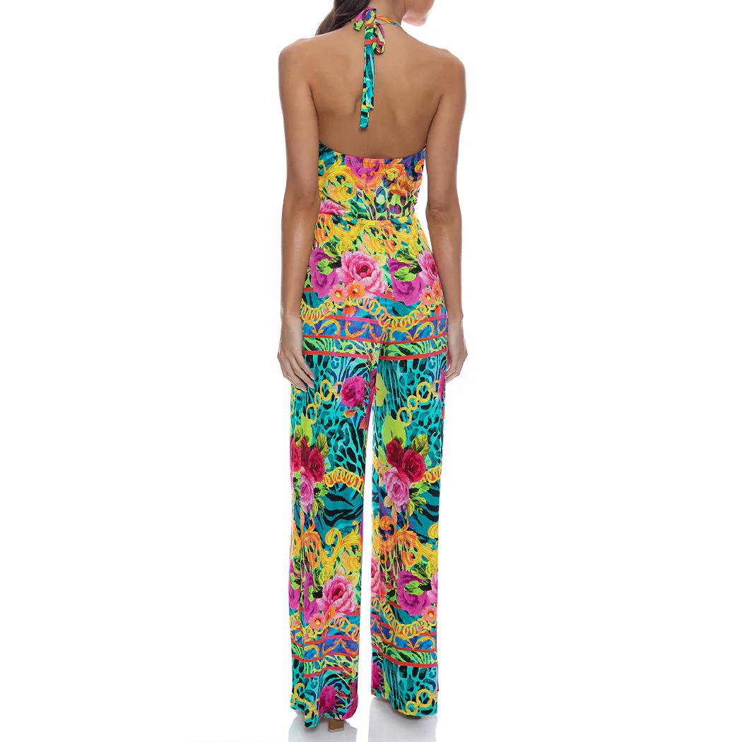 WILD BLOOMS - Halter Jumpsuit - Image 2