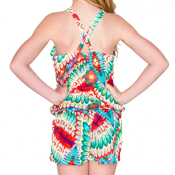 WILD HEART - Cross Back Romper - Image 2