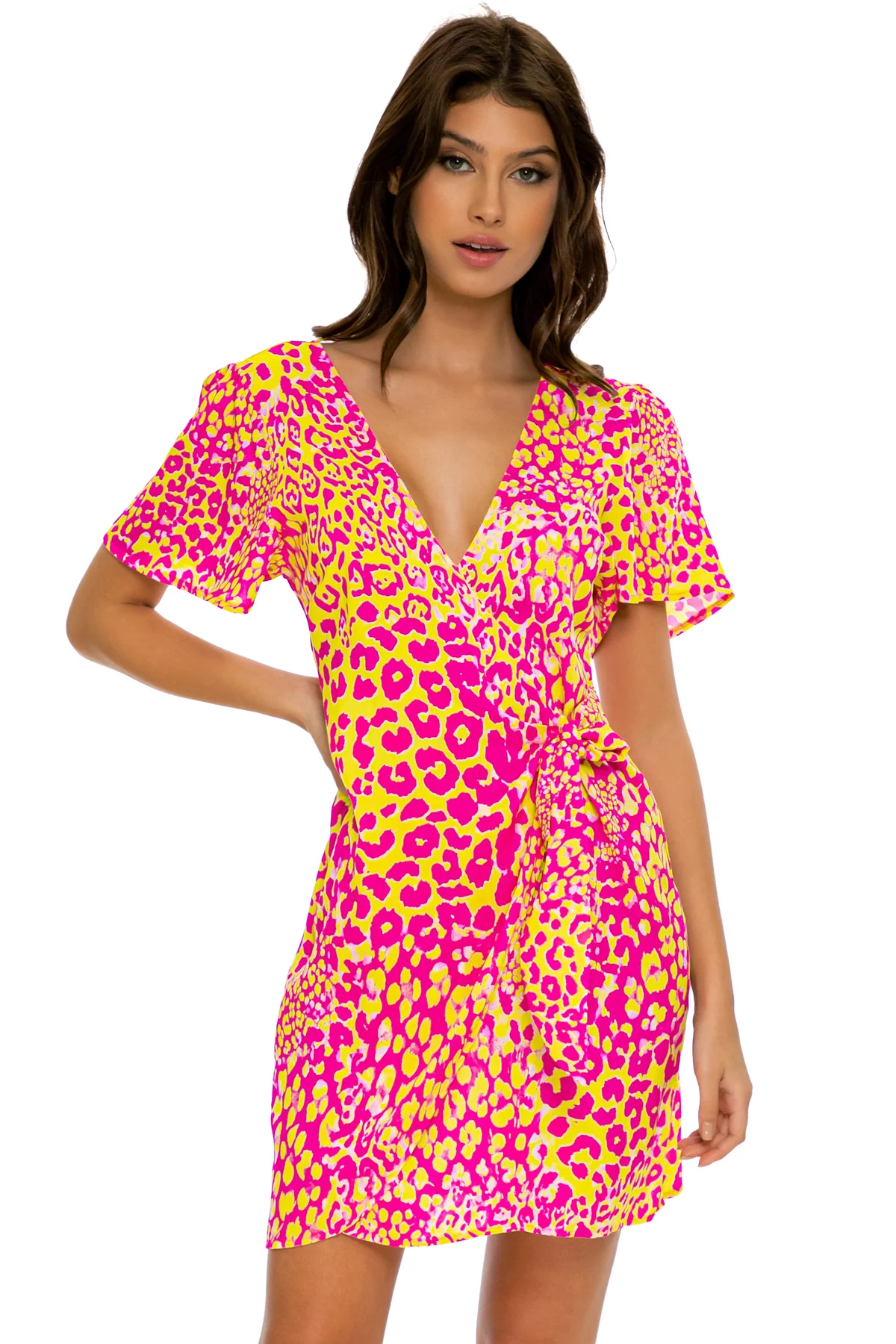 WILD SWEETHEART - Wrap Mini Dress - Image 3