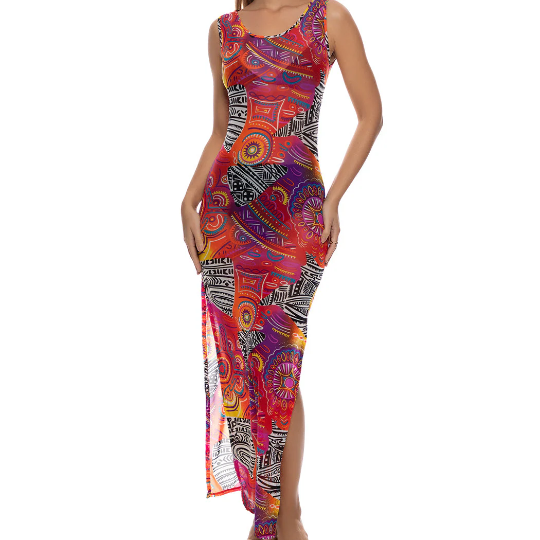 WILD VOLTAGE - Maxi Tank Dress