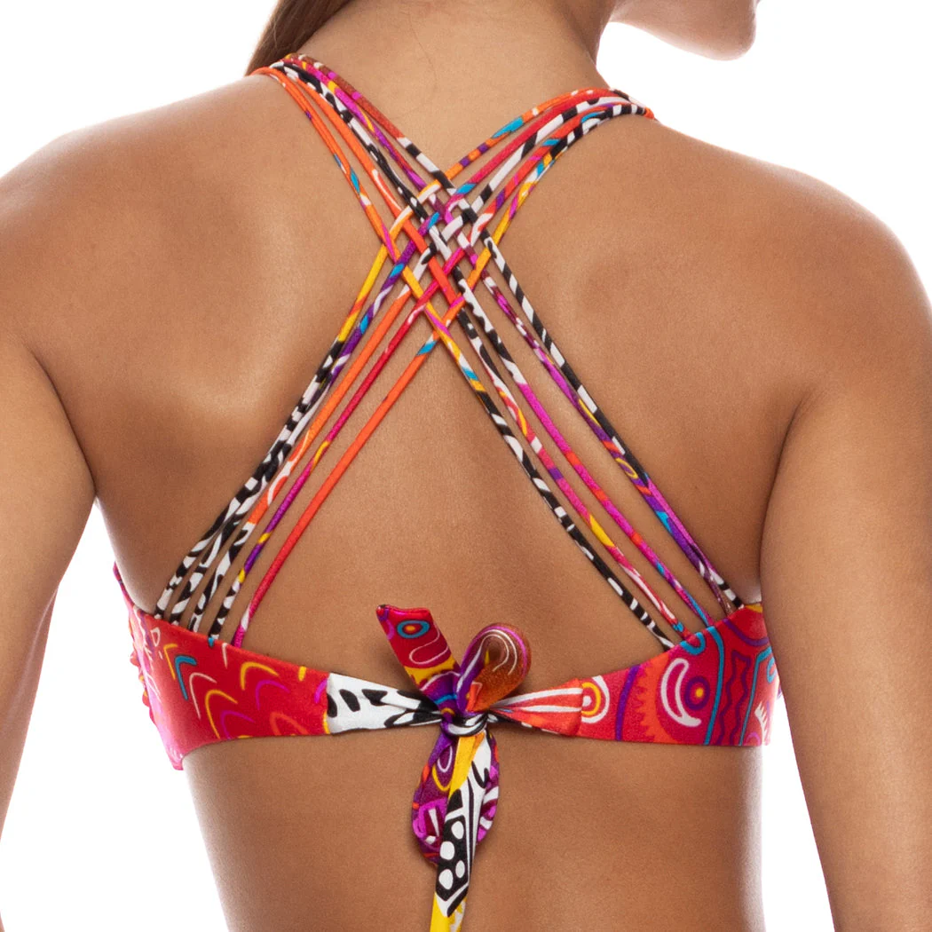 WILD VOLTAGE - Strappy Bandeau Top - Image 2