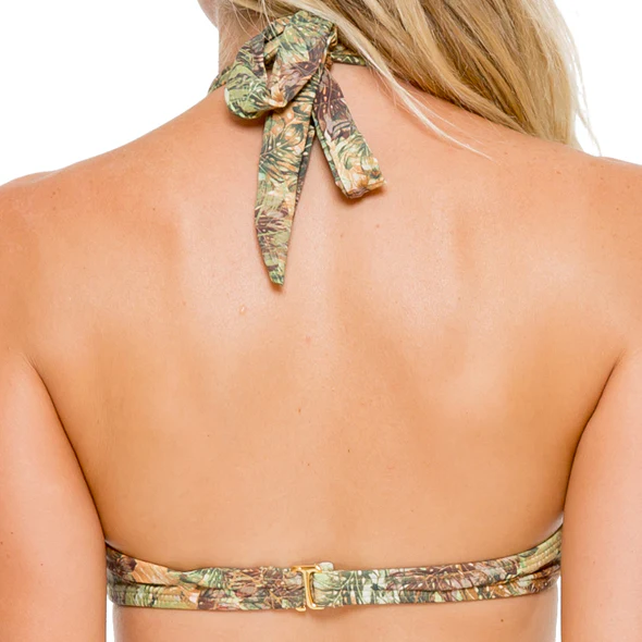 WORLD ON FIRE - Fama Multi Way Underwire Bandeau Top - Image 2